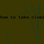 how to take clomid